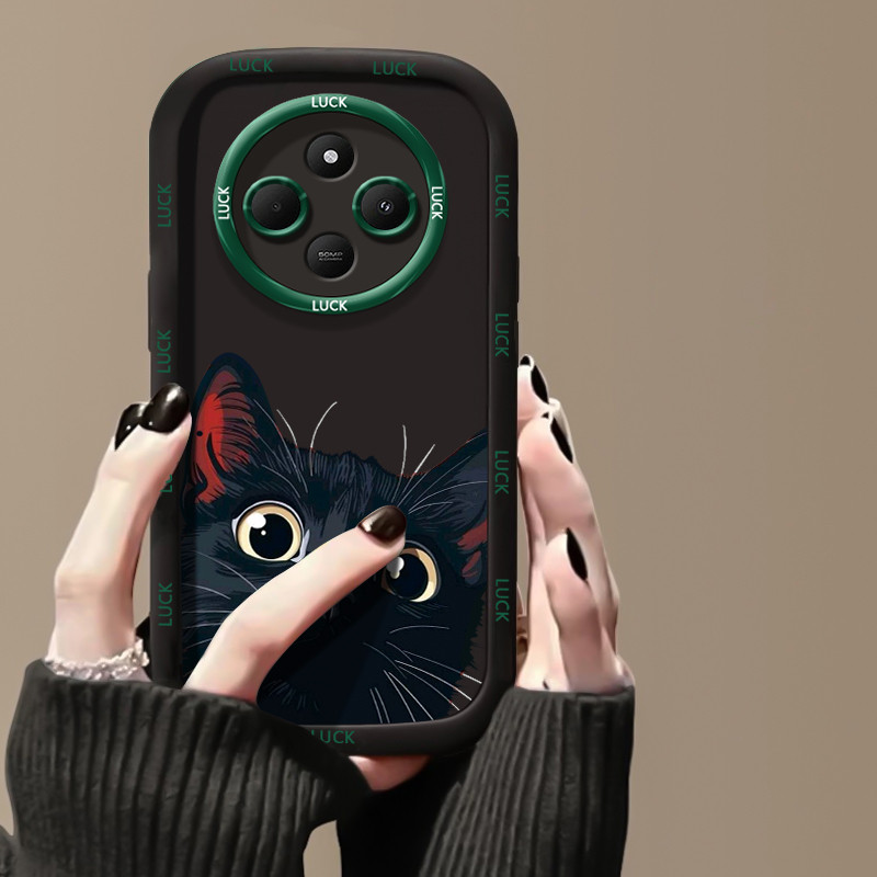 เคสสำหรับ Xiaomi Redmi 14C 5G A4 5G A14R 5G POCO C75 5G POCO M7 5G เคสโทรศัพท์แมวกันกระแทกป้องกันการตก