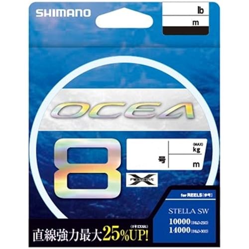 Shimano Line Ossia 8 400M เบอร์ 8.0 5 สี Ld-A81S ตกปลา

