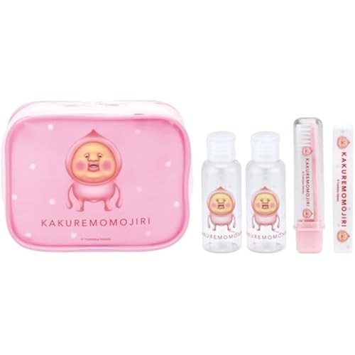 กระเป๋าใส่ชุดเดินทาง Skater 2 ขวด แปรงสีฟัน หวี Kobito Zukan Momojiri Trvs1
