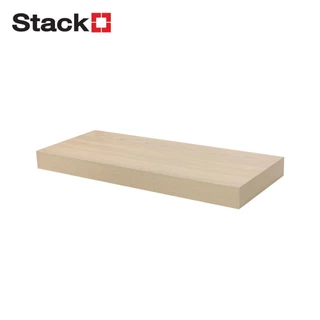 STACKO แผ่นชั้นไม้ซ่อนขา 60x24x5 ซม. สีไวท์โอ๊ค จัดส่งโดย HomePro
