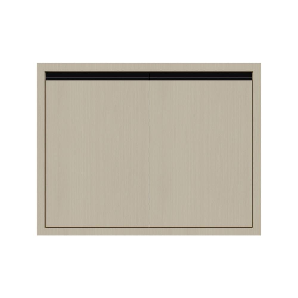 HomePro บานซิงค์คู่  SILKY MOON 83x63 cm. สีน้ำตาล แบรนด์ JUPITER