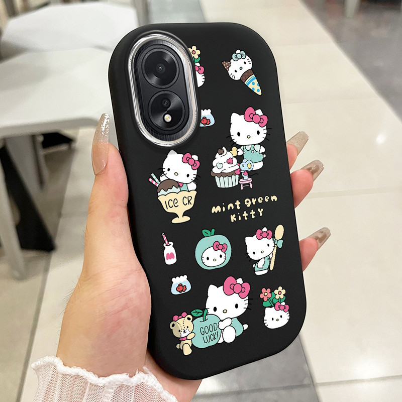เคสสำหรับ OPPO A18 A38 เคสโทรศัพท์สัตว์น่ารักกันกระแทกกลมและอ้วน – โปรปัง