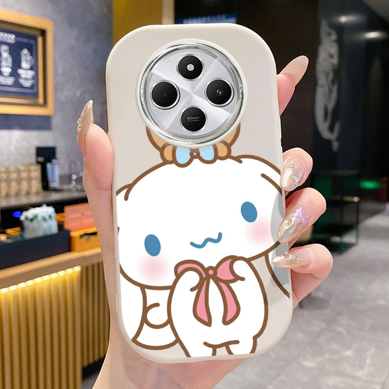 เคสสำหรับ Xiaomi Redmi 14C 4G 14C 5G A4 5G 14R 5G POCO C75 5G POCO M7 5G เคสโทรศัพท์สุนัขหมีกันกระแทกกลมและอ้วน
