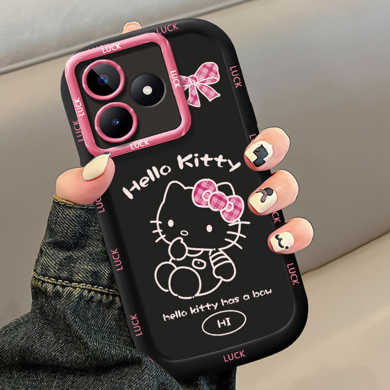 เคสสำหรับ Realme C53 C51 C51s C35 Note 50 Narzo N53 50A Prime เคสโทรศัพท์แมวกันกระแทกป้องกันการตก