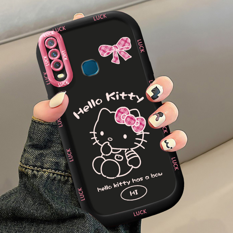 เคสสำหรับ VIVO Y12 Y15 Y17 Y11 2019 Y12i Y3 Y3s 2020 เคสโทรศัพท์แมวกันกระแทกป้องกันการตก