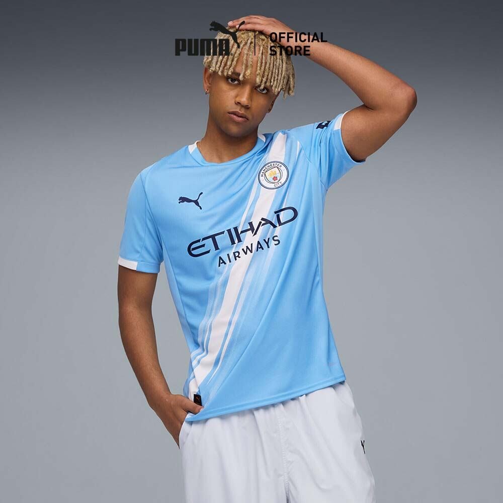 PUMA Football เสื้อเจอร์ซี่ Manchester City 25/26 Home สำหรับผู้ชาย สีฟ้า - 78033801