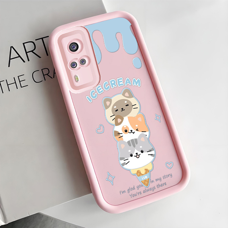 เคสสำหรับ VIVO Y51 2020 Y51A 2020 Y31 2020 Y53s Y33 เคสแมว