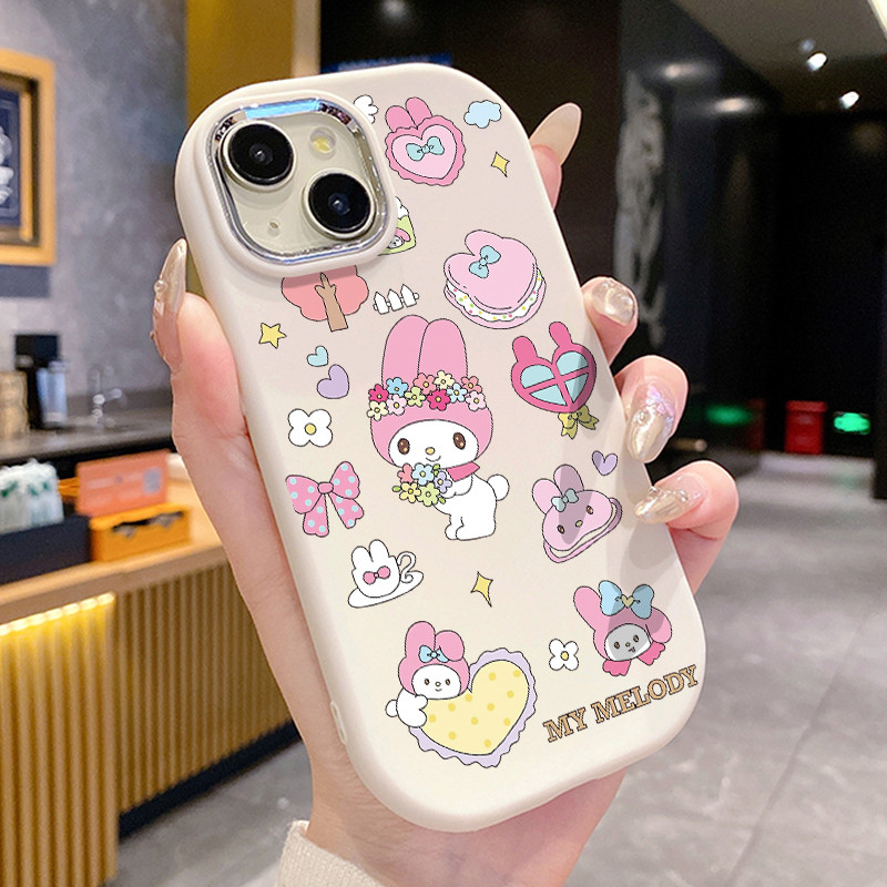 เคสสำหรับ OPPO Reno 11 5G 11 Pro 5G 11F 5G เคสโทรศัพท์กระต่ายกันกระแทกกลมและอ้วน - รูปที่ 4