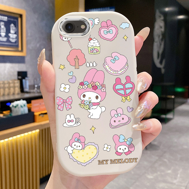 เคสสำหรับ iPhone 6 Plus 6s Plus 7 Plus 8 Plus X Xs Max Xr 11 Pro Max เคสโทรศัพท์กระต่ายกันกระแทกกลมและอ้วน
