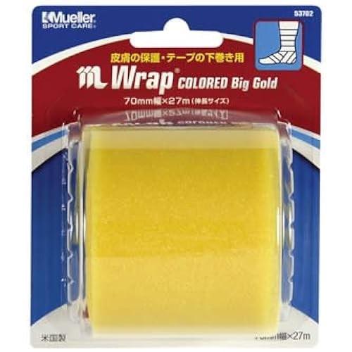 Mueller Mwrap Colored Big Gold Blister Pack 70mm 1 ชิ้น Underwrap 53702
