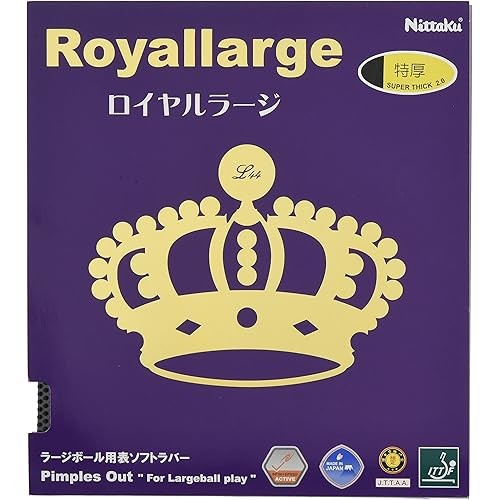 ยางปิงปอง Nittaku Royal Large Ball Speed NR-8559 สีดํา MAX
