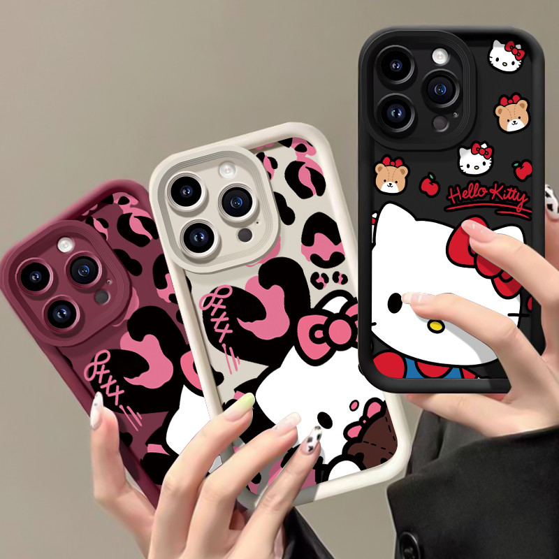 เคสสำหรับ Realme C21 เคสโทรศัพท์แมวสามสีซิลิโคนกันกระแทก - รูปที่ 4