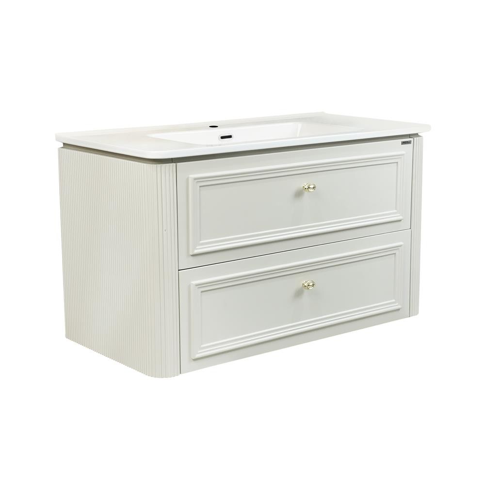 MOYA PLUS อ่างเคาน์เตอร์ A298 สีครีม จัดส่งโดย HomePro