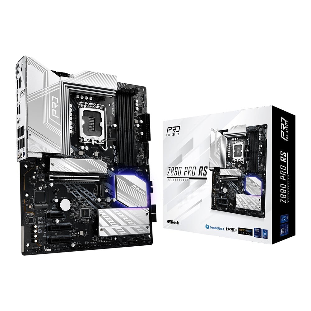 MAINBOARD (เมนบอร์ด) ASROCK Z890 PRO RS (INTEL SOCKET 1851 DDR5 ATX) เมนบอร์ด