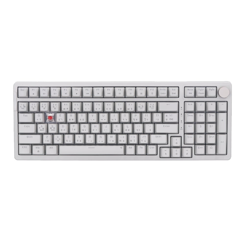 แมคคานิคอล / เกมมิ่งคีย์บอร์ด KEYBOARD (คีย์บอร์ด) AJAZZ AK992 (RETRO CLASSIC) (RED SWITCH BLUE LED 