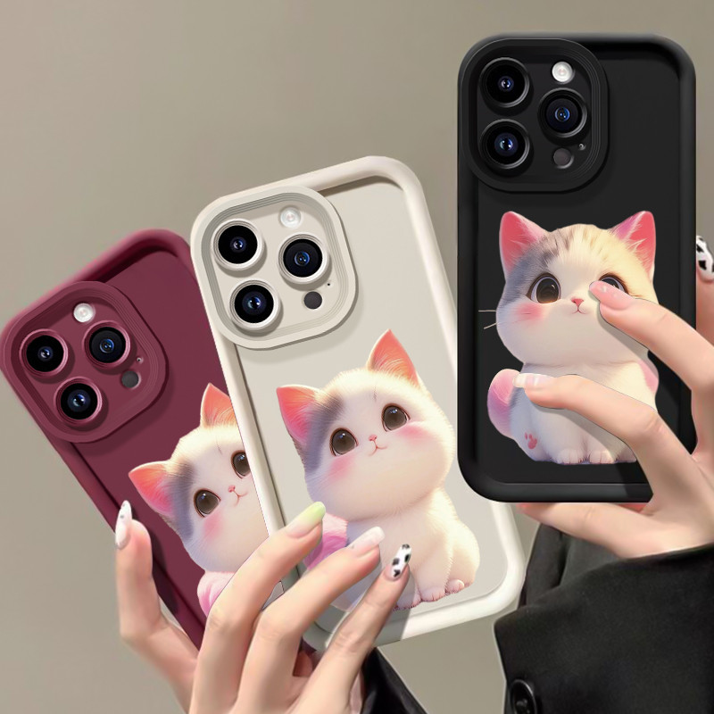 MHKETH เคสสำหรับ Xiaomi Redmi 14C 4G 14C 5G A3 Pro 4G A4 5G POCO C75 เคสโทรศัพท์ซิลิโคนลายมาการองสุดน่ารักยอดนิยม - รูปที่ 4