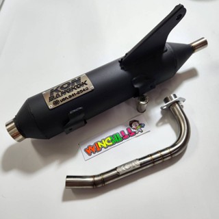 KON BANGKOK ป้ายสแตนเลส ท่อผ่า ผ่าหมก คอลาย TTX / FINO115i /…