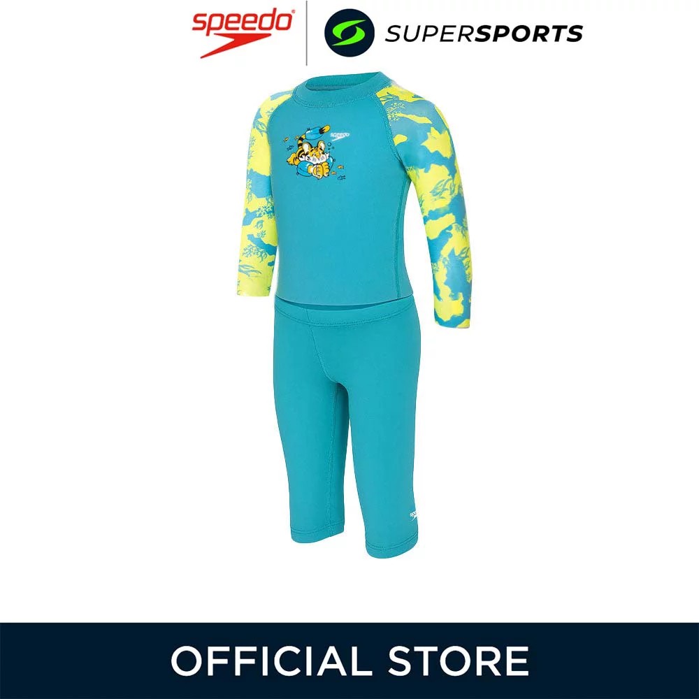 SPEEDO Neo Long Sleeve Rash Top & Pants ชุดว่ายน้ำเด็กผู้ชาย