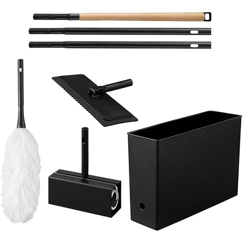 IRIS OHYAMA Iris Oyama ชุดทําความสะอาด 5 ชิ้น สามารถติดแล้วถอดมีปุ่มมีด้ามจับยืดได้...
