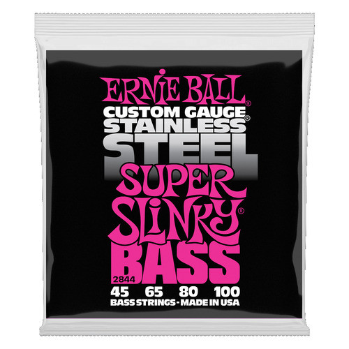 ERNIE BALL ERNIE BALL 2844 สายเบส 45-100 STAINLESS SUPER SLINKY Steel
