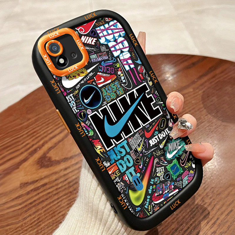 เคสสำหรับ Realme C20 C20A C11 2021 เคสโทรศัพท์แบรนด์อินเทรนด์กันกระแทกป้องกันการตก