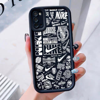 เคสสำหรับ Samsung Galaxy A03s A02s M02s F02s เคสโทรศัพท์แบรนด์อินเทรนด์ซิลิโคนกันกระแทก