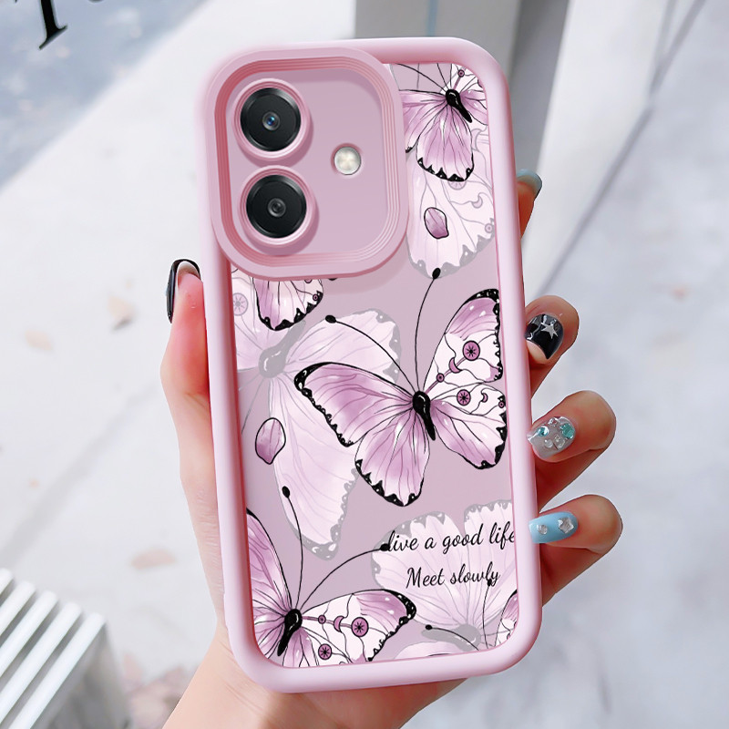 เคสสำหรับ OPPO A3 4G A3 Pro 5G A3X 4G A3X 5G A40 A60 5G เคสโทรศัพท์ผีเสื้อซิลิโคนกันกระแทก