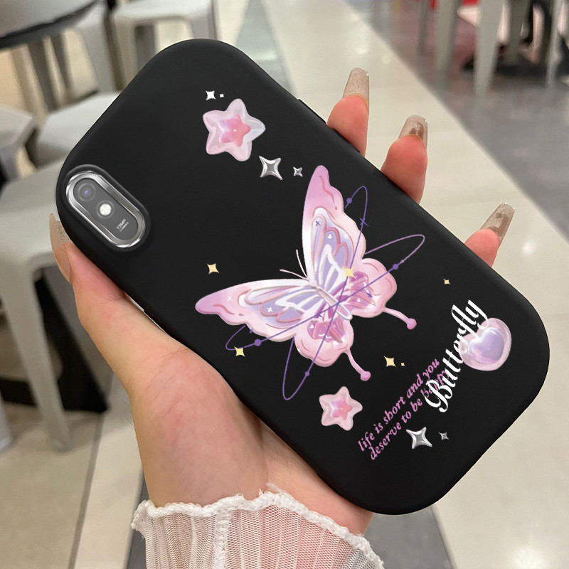 เคสสำหรับ Xiaomi Redmi 9A 9I เคสโทรศัพท์ผีเสื้อกันกระแทก
