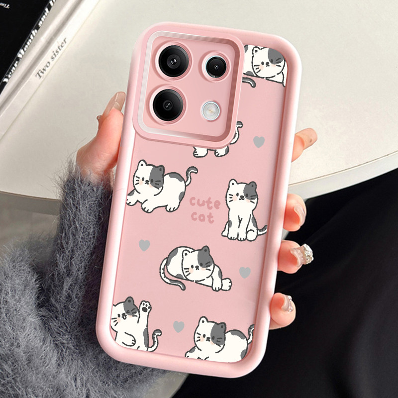 เคสสำหรับ Xiaomi POCO X6 5G Redmi Note 13 4G Note 13 5G Note 13 Pro 4G Note 13 Pro 5G เคสโทรศัพท์แมว