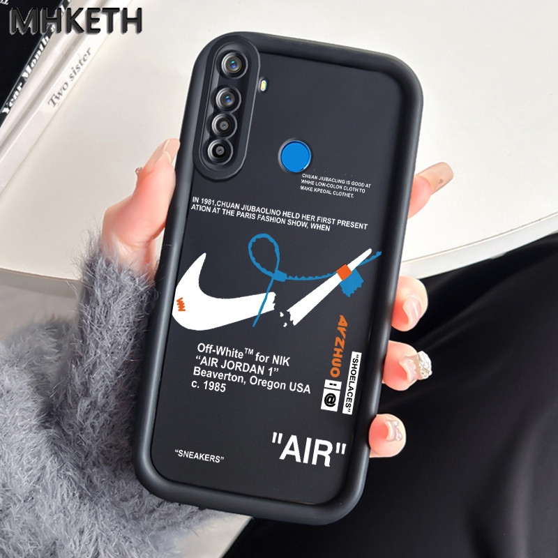 MHKEID เคสสำหรับ Realme 5 Pro 5i 5s 6i C3 C3i Narzo 10 Narzo 10A Narzo 20A เคสโทรศัพท์ตะขอถอดยี่ห้ออินเทรนด์ส่วนบุคคล