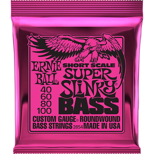 ERNIE BALL ERNIE BALL 2854 Short Scale Bass Strings 40-100 SUPER SLINKY