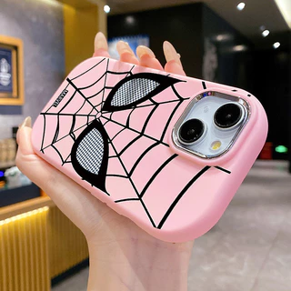 เคสสำหรับ Xiaomi Redmi A3 A3X POCO C61 เคสโทรศัพท์ใยแมงมุมกันกระแทกกลมและอ้วน