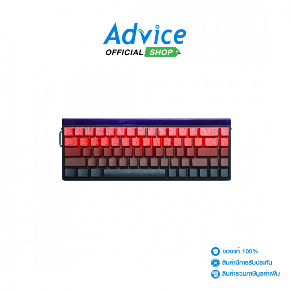 AULA KEYBOARD (คีย์บอร์ด) HERO68HE GRADIENT BLACK RED NEPTUNE MAGNETIC-SWITCH - A0170234