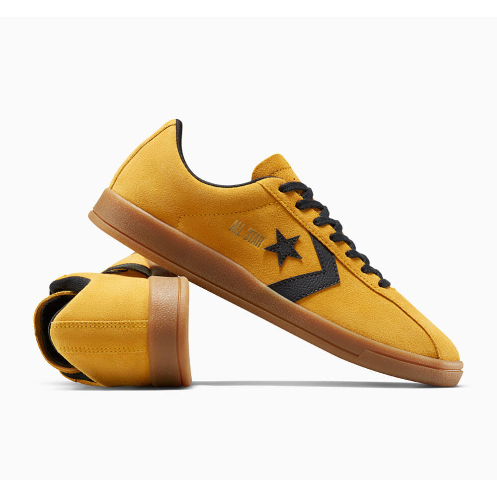 CONVERSE รองเท้าลำลอง ALL STAR CLASSIC TRAINER SEASONAL COLOR SUEDE OX YELLOW ผู้ชาย A15621CM_F5YLXX - รูปที่ 4