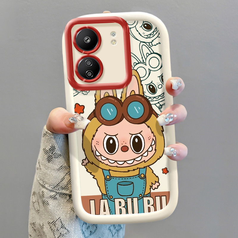 เคสสำหรับ Xiaomi Redmi 13C เคสโทรศัพท์สัตว์ประหลาดน่ารักกันกระแทกป้องกันการตก