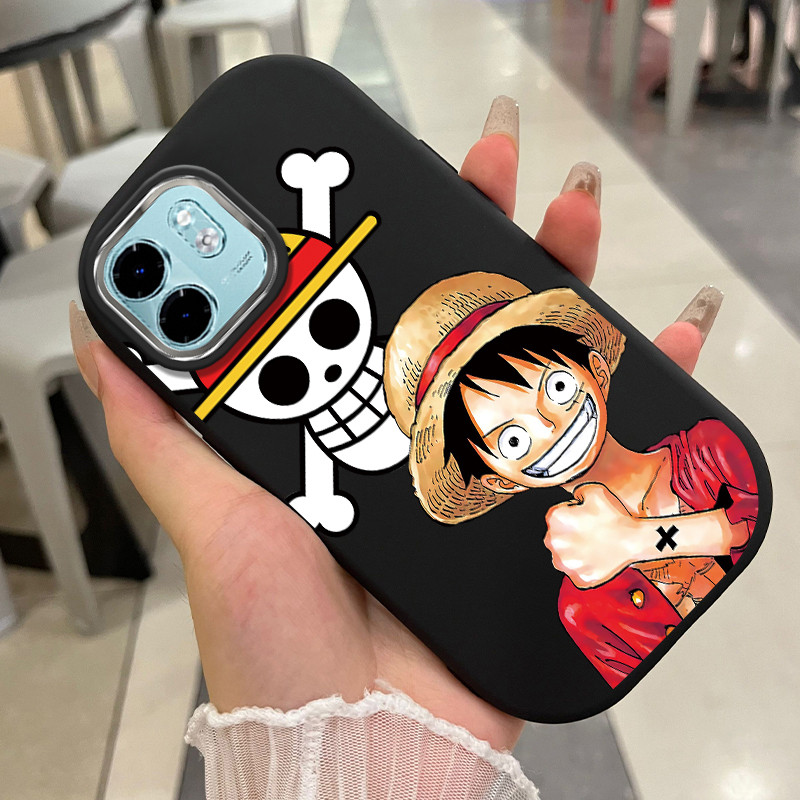 เคสสำหรับ Infinix Smart 9 Smart 9 HD Hot 50i เคสโทรศัพท์ตัวเอกอนิเมะกันกระแทกกลมและอ้วน