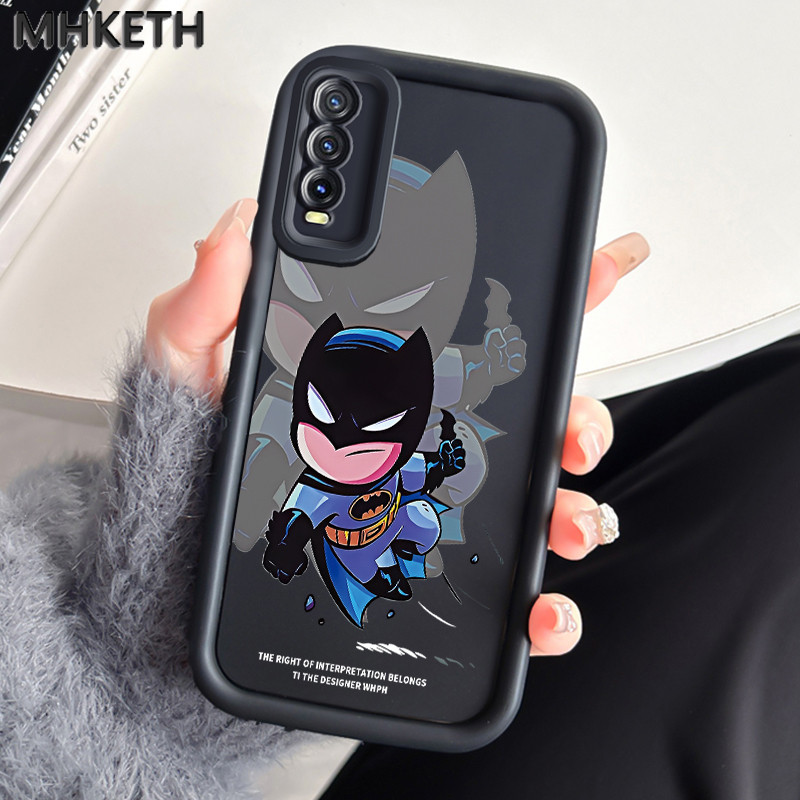 เคสสำหรับ VIVO Y20 Y20s Y20i Y20T Y12s Y12a Y30G Y11s เคสโทรศัพท์ตัวละครการ์ตูน Q-Version