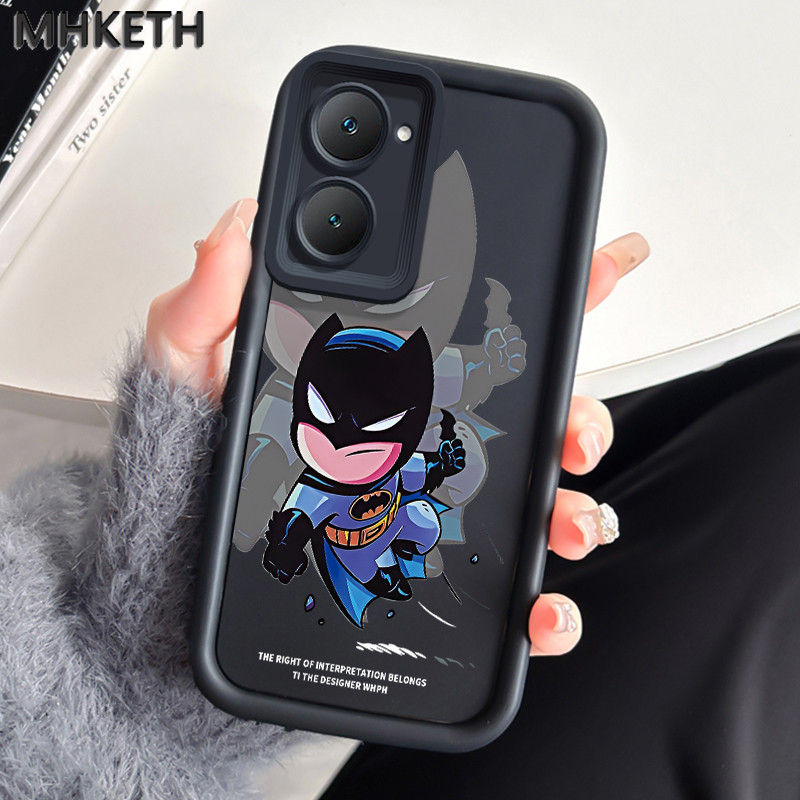 เคสสำหรับ VIVO Y03 Y03T Y18 Y18i Y18e Y18t Y18s Y28e 5G เคสโทรศัพท์ตัวละครการ์ตูน Q-Version