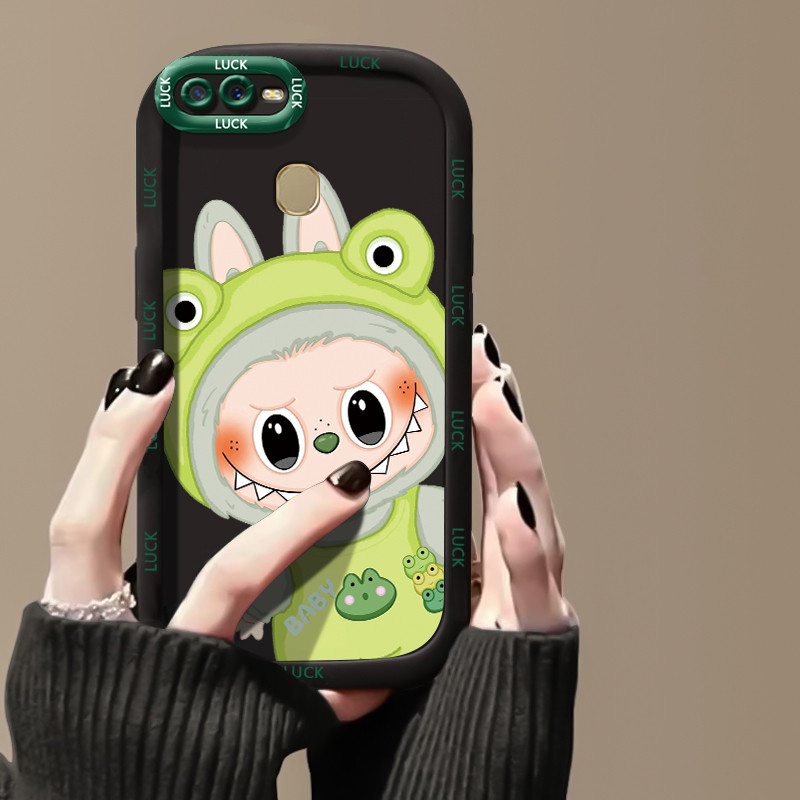 เคสสำหรับ OPPO A7 A5s A12 A12s A11K เคสโทรศัพท์สัตว์ประหลาดน่ารักกันกระแทกป้องกันการตก ราคา ถูกที่สุด ดีลบีเคเค แกลเลอรีภาพที่ 5