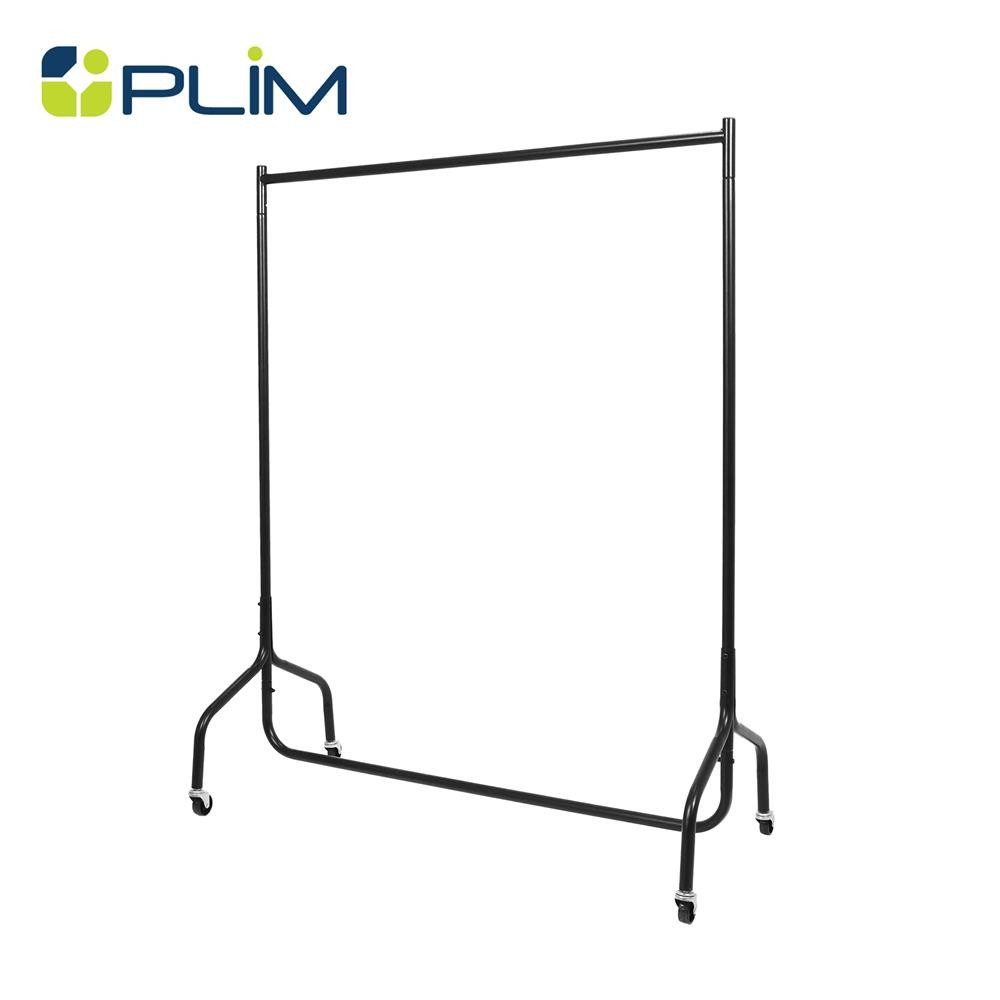 HomePro ราวแขวนผ้าราวเดี่ยว  EVE 120.5 ซม. สีดำ แบรนด์ PLIM