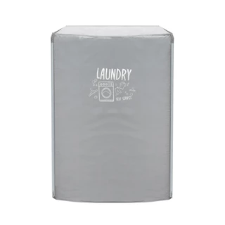 PLIM ถุงคลุมเครื่องซักผ้าฝาหน้า WASH DRY SIZE M สีเทา จัดส่งโดย HomePro