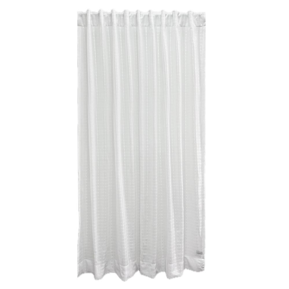 HOME LIVING STYLE ผ้าม่านโปร่งซ่อนหู SHIRO 160X220 ซม. สีขาว จัดส่งโดย HomePro