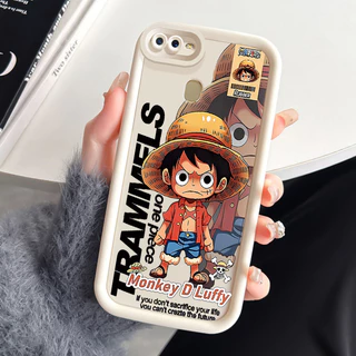 เคสสำหรับ OPPO A7 A5s A12 A12S A11k เคสโทรศัพท์ตัวเอกอนิเมะสามสีซิลิโคนกันกระแทก