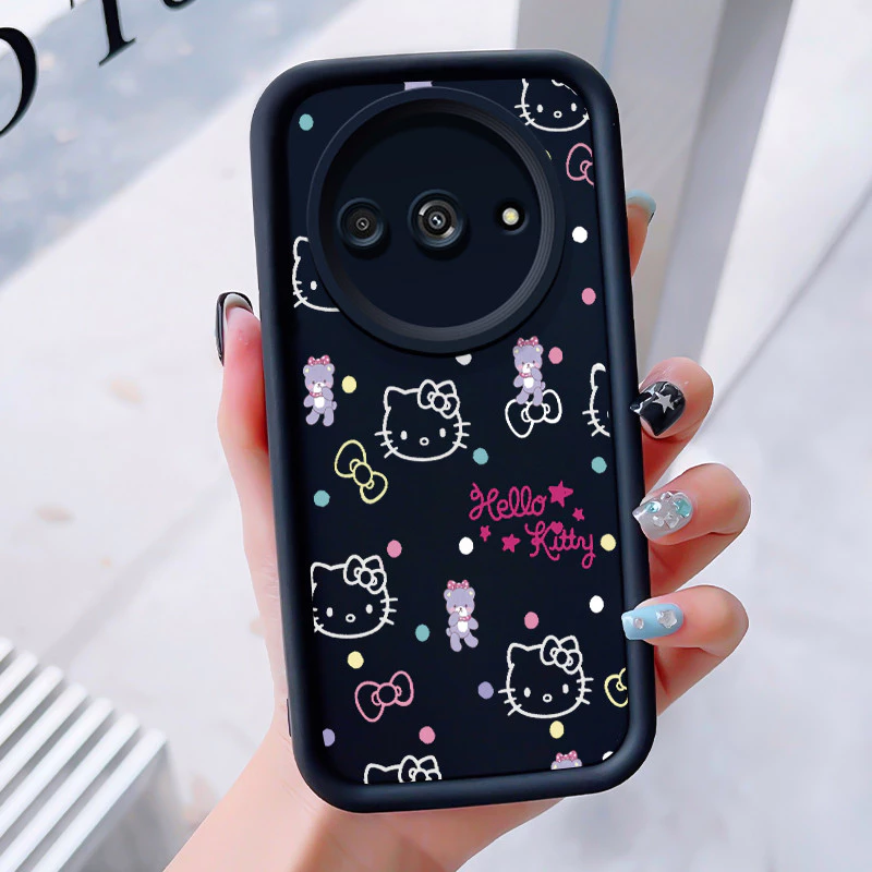เคสสำหรับ Xiaomi Redmi A3 A3X POCO C61 เคสโทรศัพท์แมวซิลิโคนกันกระแทก