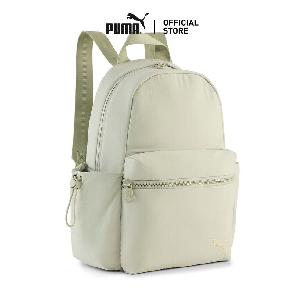 PUMA Basics กระเป๋าเป้ HER Small 13L สำหรับเด็กโต สีเขียว - 09171402