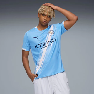 PUMA Football เสื้อเจอร์ซี่ Manchester City 25/26 Home สำหรับผู้ชาย สีฟ้า - 78033801