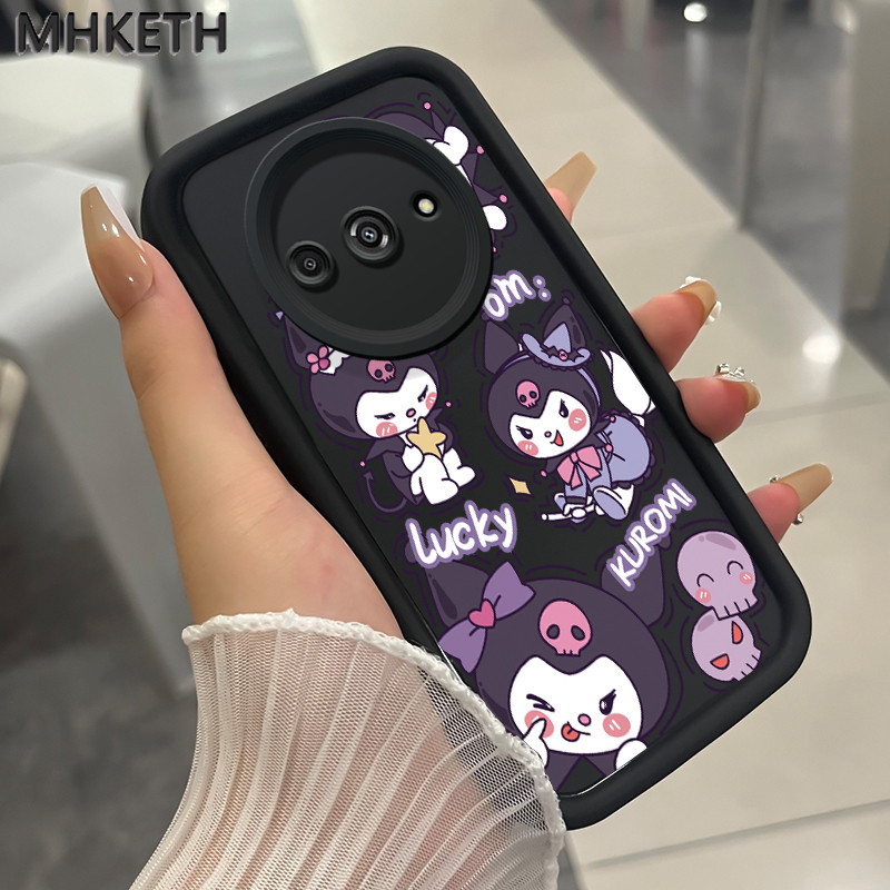 MHKETH เคสสำหรับ Xiaomi Redmi A3 A3X POCO C61 เคสการ์ตูนน่ารักยอดนิยมเคสโทรศัพท์เคลื่อนไหว