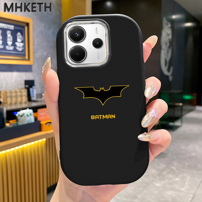 MHKETH เคสสำหรับ Xiaomi Redmi Note 14 5G Note 14 Pro 5G POCO X7 5G POCO X7 Pro 5G เคสโทรศัพท์กันกระแทกซิลิโคนธรรมดา