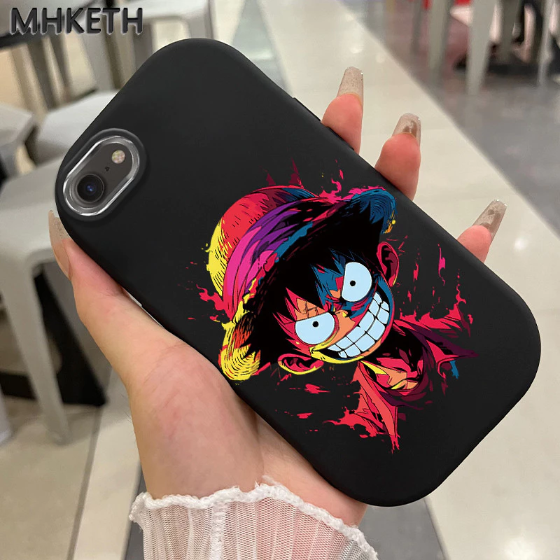 MHKETH เคสสำหรับ iPhone 6 Plus 6s Plus 7 Plus 8 Plus X Xs Max Xr 11 Pro Max เคสโทรศัพท์ซิลิโคนกันกระแทกลายการ์ตูนอะนิเมะ