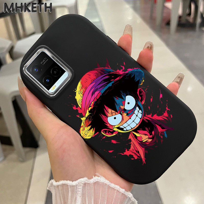 MHKETH เคสสำหรับ VIVO Y21 Y21t Y21s Y21e Y21a Y22 Y22s Y33s Y33t เคสโทรศัพท์ซิลิโคนกันกระแทกลายการ์ตูนอะนิเมะ